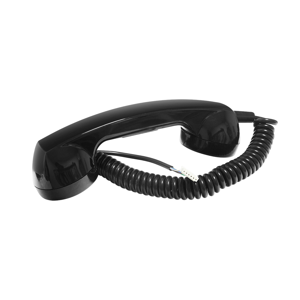 Curly Cord Handset JR-HS-01C for Anti-vandal Telephone
