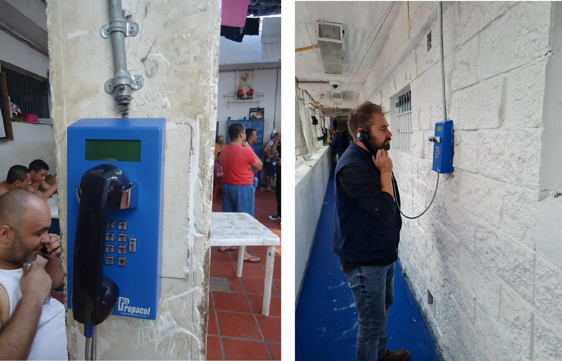 IP Video Prison Phone for El Salvador Prison